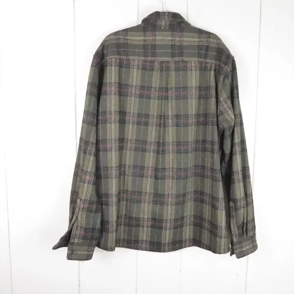 Richie Le Flannel Shacket Men SZ 2XL Wool Blend Heavyweight Utility Workwear NWT